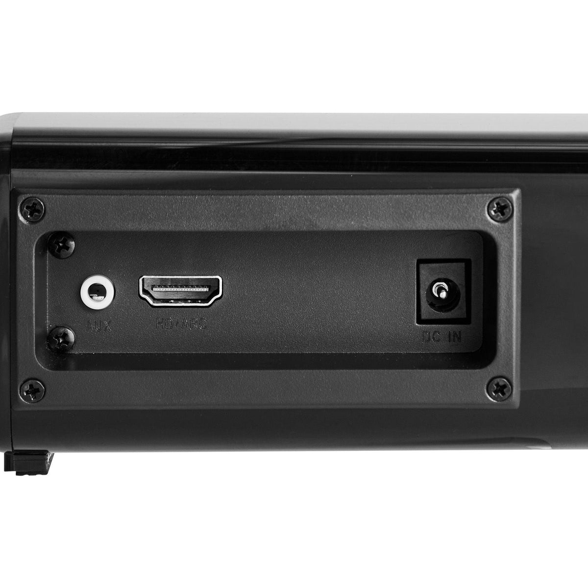 Sound Bar for Smart TV, 2.1 Channel, 35-Inch Compact Soundbar TV Speakers with Built-In Subwoofer for Projector, Bluetooth AUX Connection, Easy Setup, 120W Surround Sound System for Home Audio