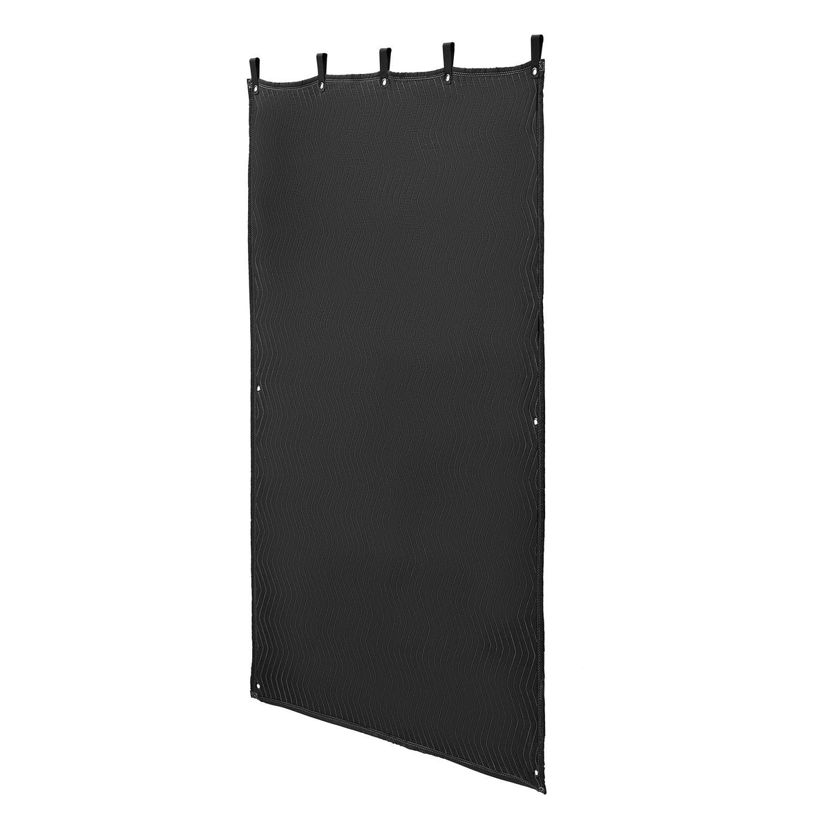Sound Dampening Blankets, Soundproof Curtains with 80 x 48 in, Soundproof Blanket with Grommets, Studio Grommeted Blanket, for Window, Door, Light Blocker, Music Recording, Black