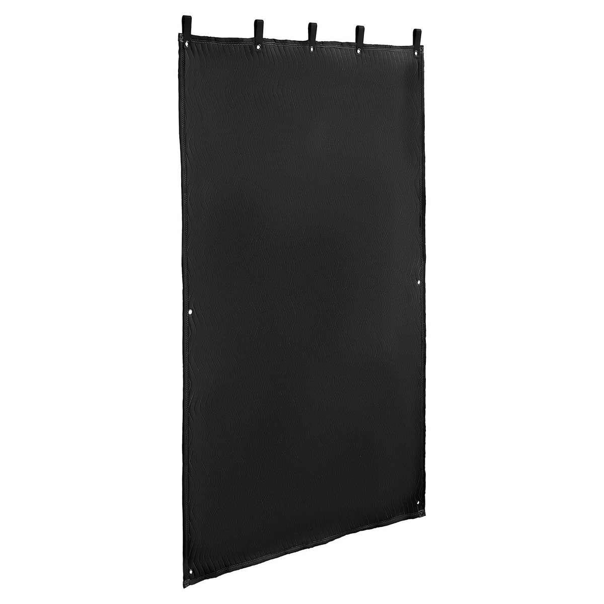 Sound Dampening Blankets, Soundproof Curtains with 80 x 48 in, Soundproof Blanket with Grommets, Studio Grommeted Blanket, for Window, Door, Light Blocker, Music Recording, Black