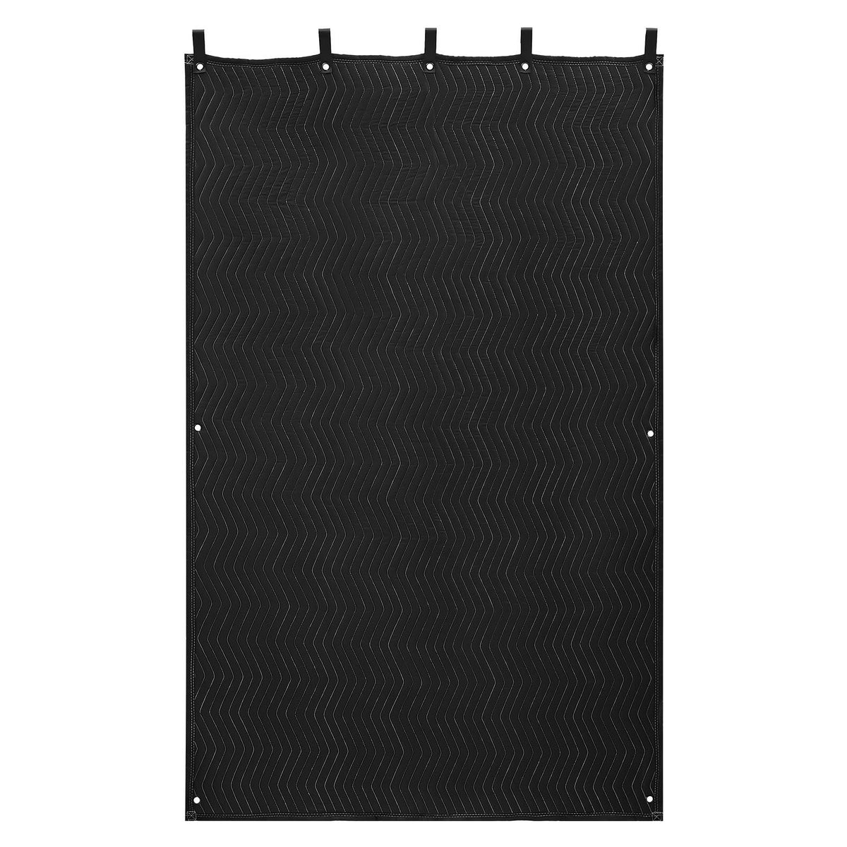 Sound Dampening Blankets, Soundproof Curtains with 80 x 48 in, Soundproof Blanket with Grommets, Studio Grommeted Blanket, for Window, Door, Light Blocker, Music Recording, Black