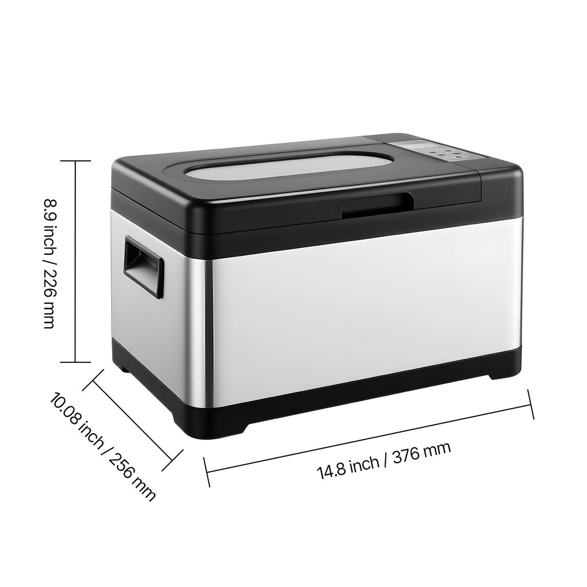 Sous Vide Cooker, 800W Sous-Vide Machine, Suveed Cooking Machine with LED Digital Display, Glass Lid, Precise Temperature & Timer Control, for Family & Friends, All-in-One Sous Vide Pot