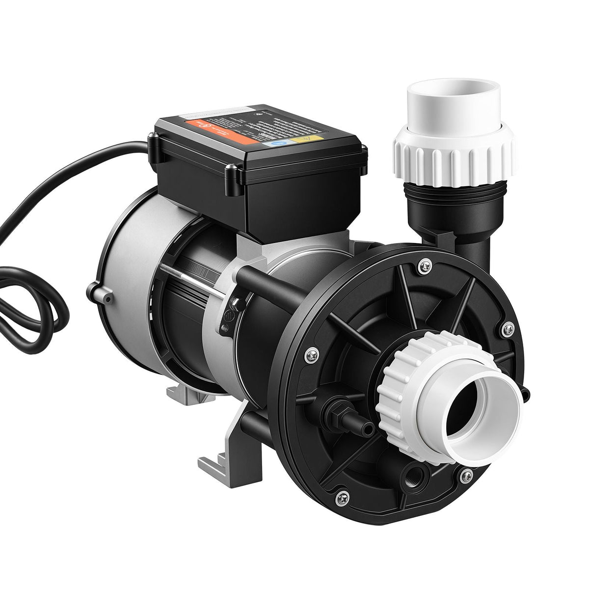 SPA Pump 1.5HP Hot Tub Bath Pump 115V 119GPM Flow Rate with 1.5" Port, 90° Rotational Interface, 54 ft Max Lifting Height, Copper Motor, SPA Bath Water Circulation, Compatible with OEM Models