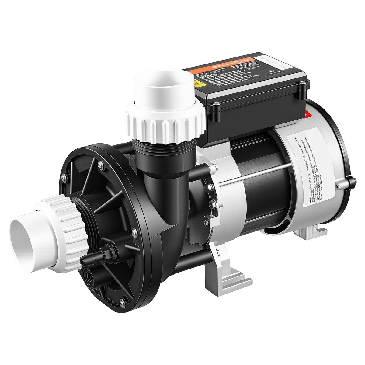 SPA Pump 1.5HP Hot Tub Bath Pump 115V 119GPM Flow Rate with 1.5" Port, 90° Rotational Interface, 54 ft Max Lifting Height, Copper Motor, SPA Bath Water Circulation, Compatible with OEM Models