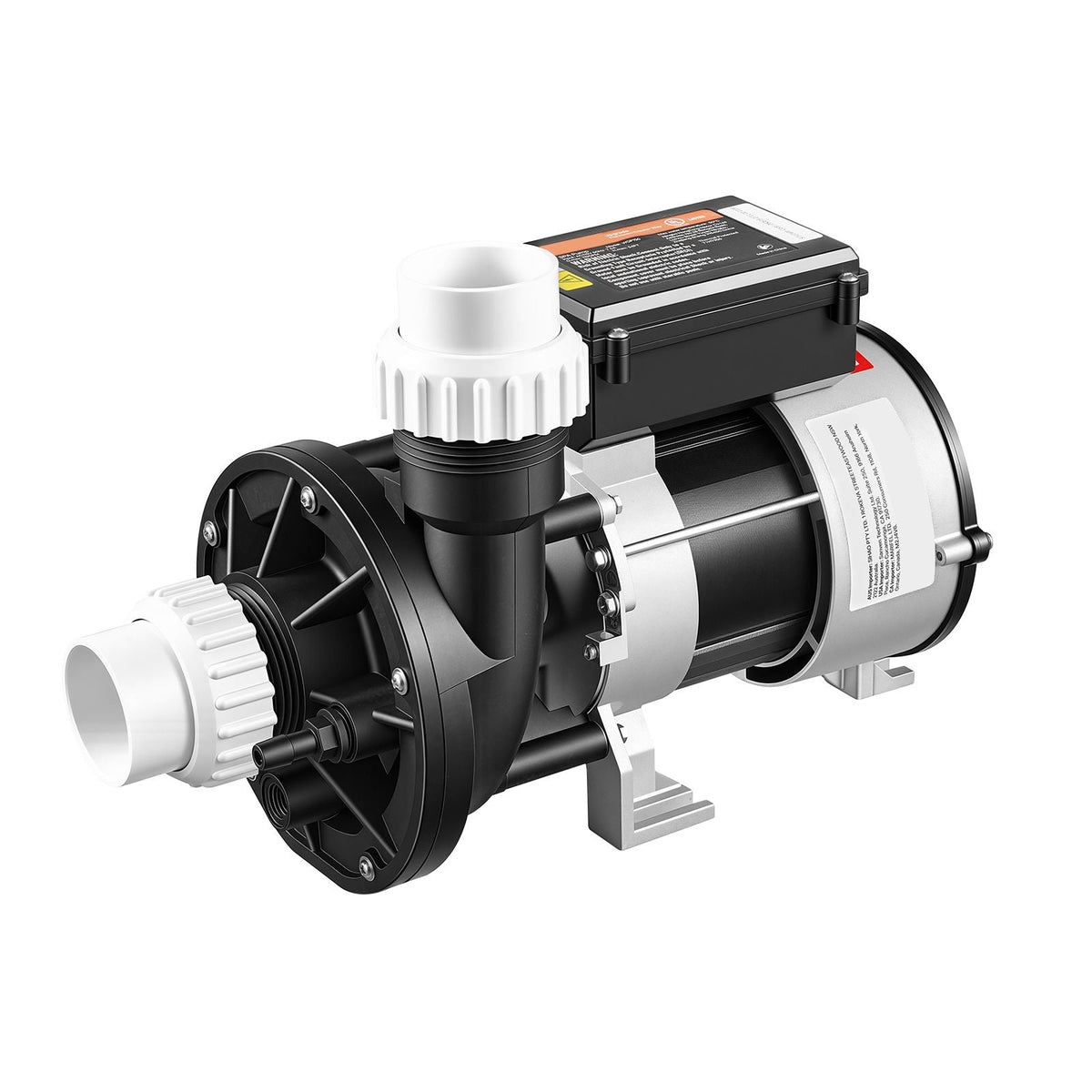 SPA Pump 1.5HP Hot Tub Bath Pump 115V 119GPM Flow Rate with 1.5" Port, 90° Rotational Interface, 54 ft Max Lifting Height, Copper Motor, SPA Bath Water Circulation, Compatible with OEM Models