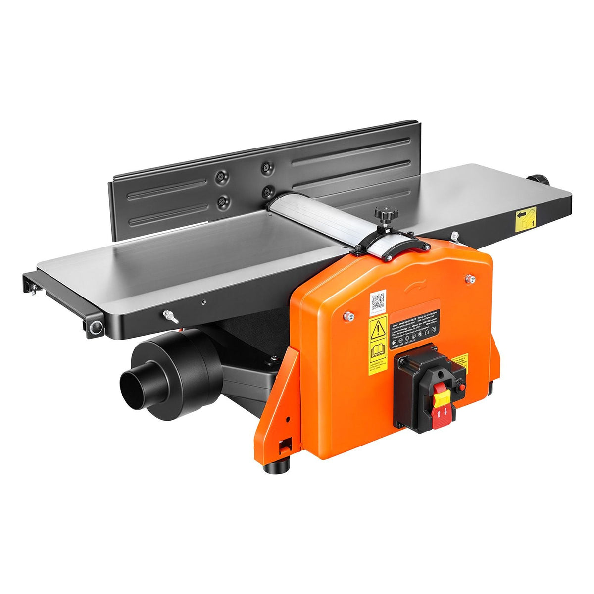 Spiral Benchtop Jointer, 8 Inch, 2 HP 8500 RPM Bench Top Wood Jointer, with 18-Blade Spiral Cutterhead, Extendable Cast Aluminum Table, Up to 1/8 in Depth, Adjustable Fence, for Woodworking DIY