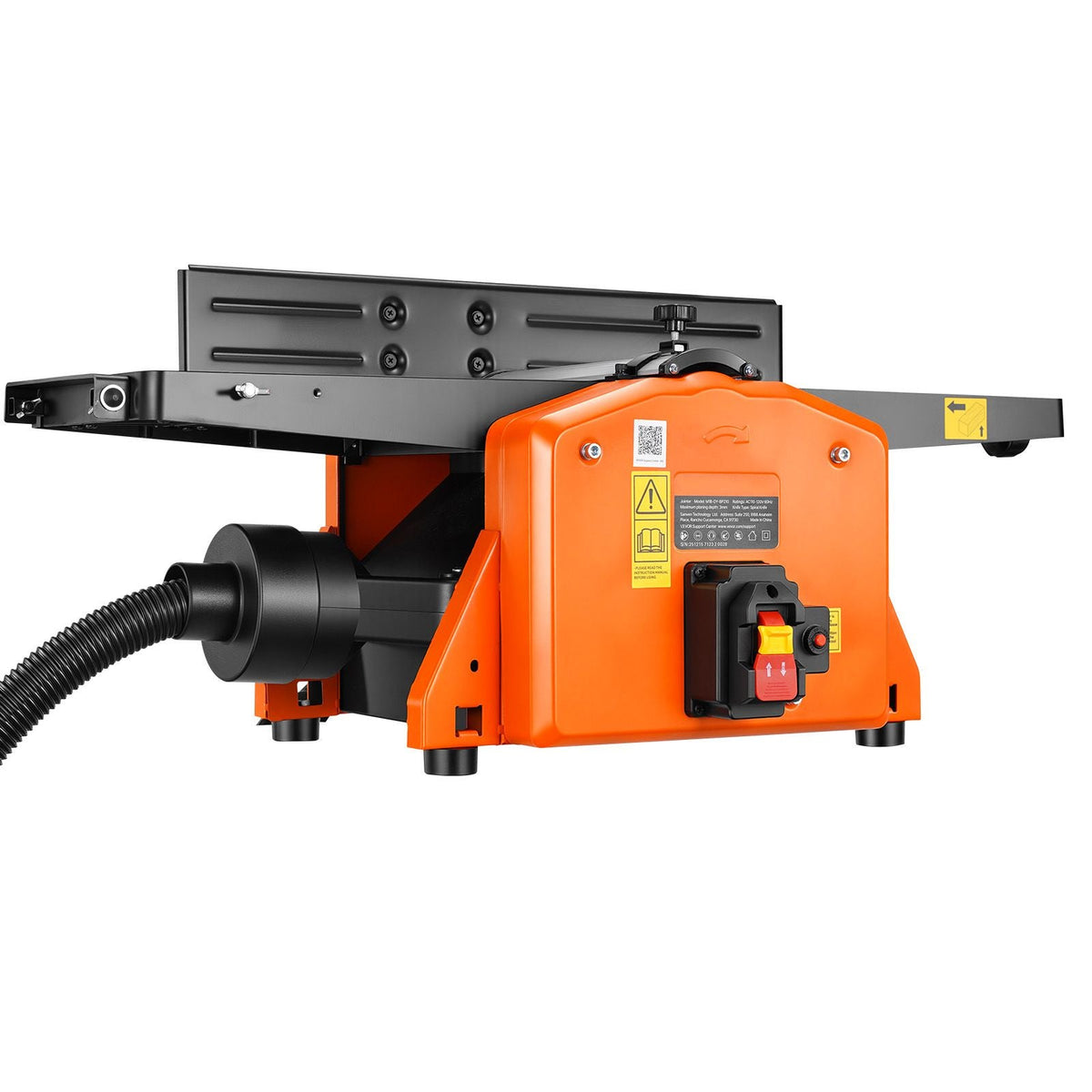 Spiral Benchtop Jointer, 8 Inch, 2 HP 8500 RPM Bench Top Wood Jointer, with 18-Blade Spiral Cutterhead, Extendable Cast Aluminum Table, Up to 1/8 in Depth, Adjustable Fence, for Woodworking DIY
