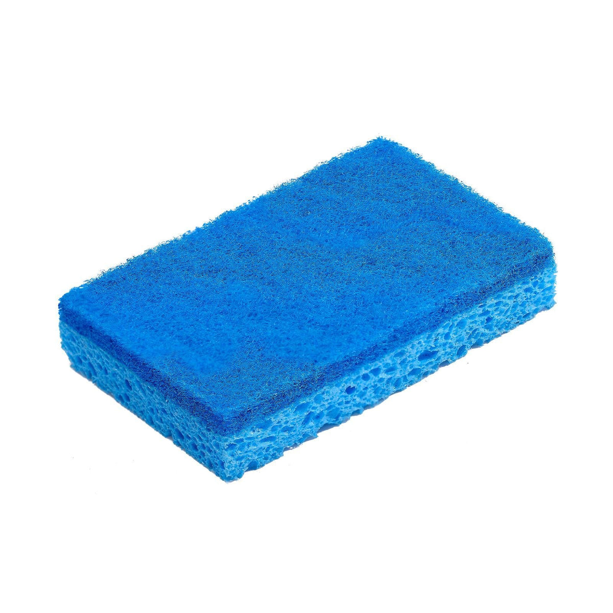Sponges, 12 Pcs Durable Natural Kitchen Sponges with Cellulose & Scrub Pad, Easy-to-Rinse Cleaning Sponges with Honeycomb Structure & Quick Water Absorption, Fit for Home Cleaning