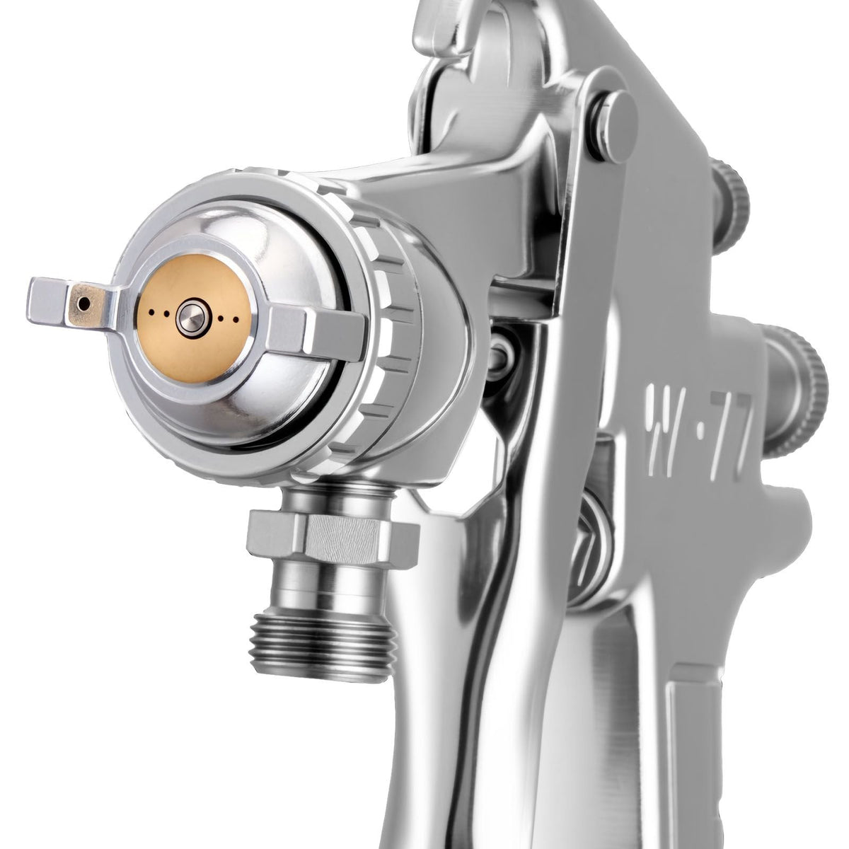 Spray Paint Pressure Pot, 0.5 Gal/2 L Pressure Pot Paint Sprayer, φ1.8mm + φ3mm Two Spray Guns Central Pneumatic Sprays Gun with Two 9.8 FT/3 m Hoses for Furniture, Car, Fence, Max 45 Psi