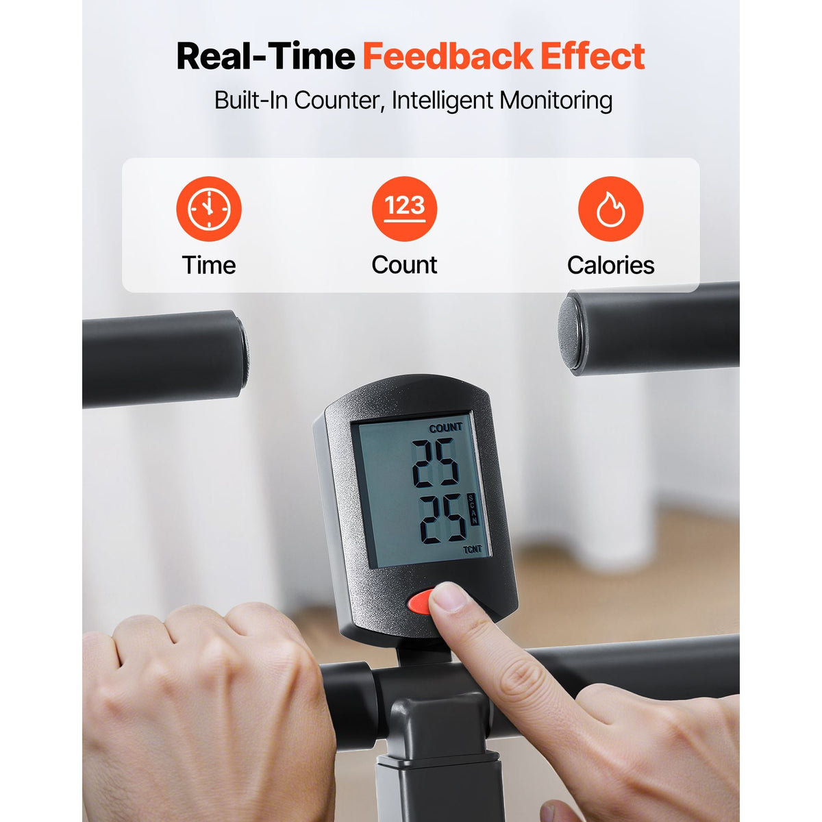 Squat Machine, Deep Squat Rowing Machine for Home, Easy Setup & Foldable Exercise Equipment, Glute Trainer Machine with 12-Gear Adjustable Resistance, Glutes & Leg Home Workout Machine, Black