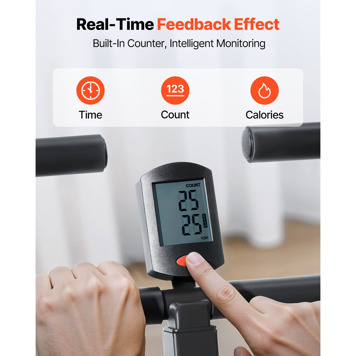 Squat Machine, Deep Squat Rowing Machine for Home, Easy Setup & Foldable Exercise Equipment, Glute Trainer Machine with 2 High-Strength Resistance Bands, Glutes & Leg Home Workout Machine, Black