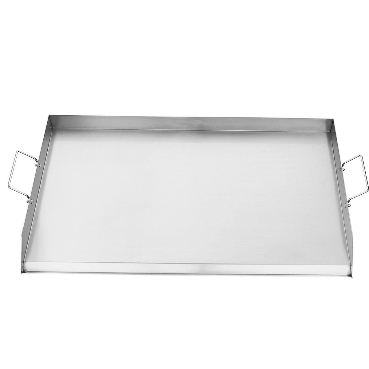 Stainless Steel Griddle, 36x22 inch Universal Flat Top Rectangular Plate, Gas Grill Griddle for BBQ Grill, Teppanyaki, Portable Family Cookware with Handle, for Camping Tailgating Party