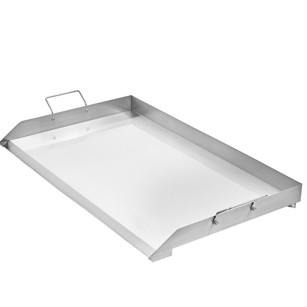 Stainless Steel Griddle, 36x22 inch Universal Flat Top Rectangular Plate, Gas Grill Griddle for BBQ Grill, Teppanyaki, Portable Family Cookware with Handle, for Camping Tailgating Party