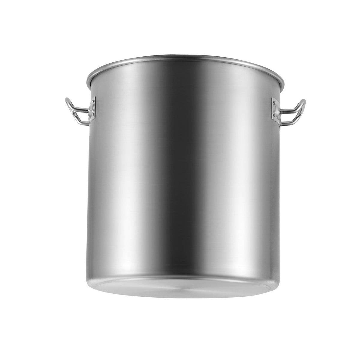 Stainless Steel Stockpot, 24 Quart Cooking Pots, Cookware Sauce Pot with Lid, and Handle, Heavy Duty Commercial Grade Stock Pot, Sanding Treatment, for Steaming Boiling or Frying Silver
