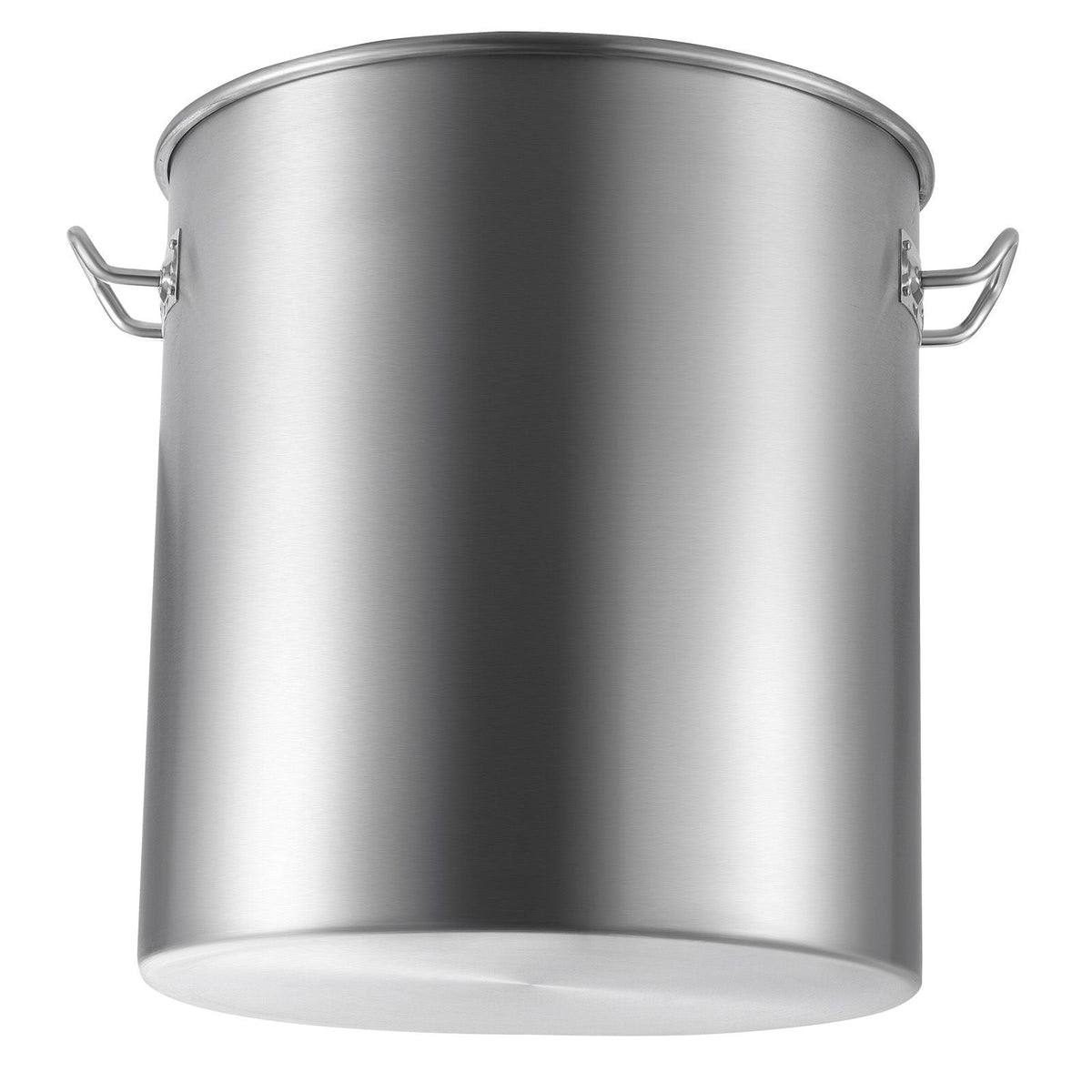 Stainless Steel Stockpot, 54L Large Cooking Pots, Cookware Sauce Pot with Basket, Lid, and Handle, Heavy Duty Commercial Grade Stock Pot, Sanding Treatment, for Large Groups Events Silver