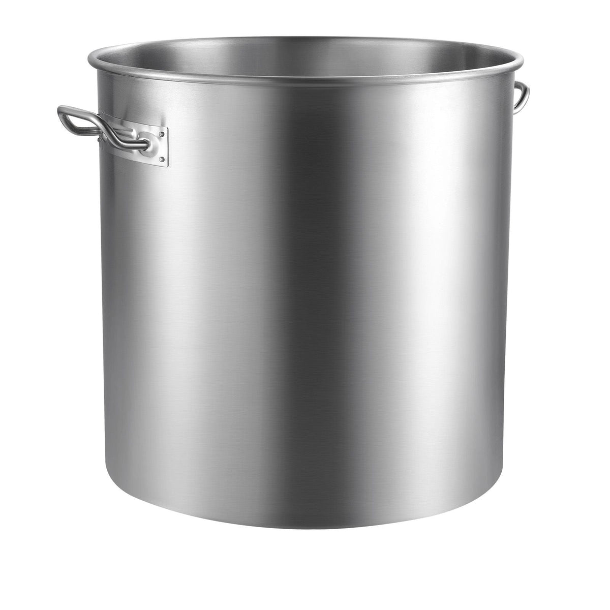 Stainless Steel Stockpot, 84 Quart Large Cooking Pots, Cookware Sauce Pot with Basket, Lid, and Handle, Heavy Duty Commercial Grade Stock Pot, Sanding Treatment, for Large Groups Events Silver