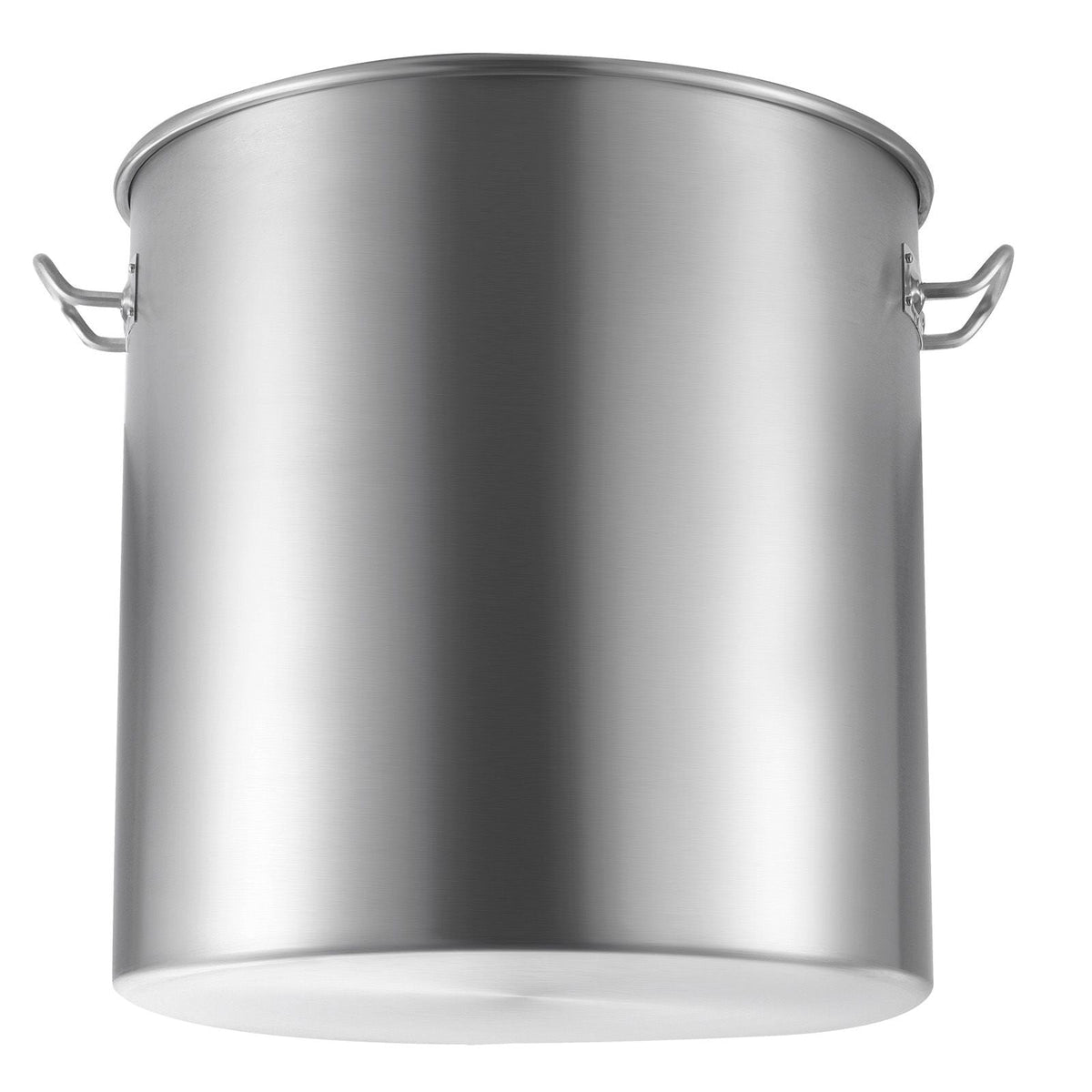 Stainless Steel Stockpot, 84 Quart Large Cooking Pots, Cookware Sauce Pot with Basket, Lid, and Handle, Heavy Duty Commercial Grade Stock Pot, Sanding Treatment, for Large Groups Events Silver
