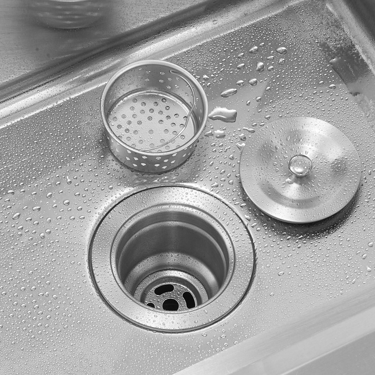 Stainless Steel Utility Sink, Rolling Single Bowl Commercial Kitchen Sink with Wheels, Faucet and Hot & Cold Water Pipe, Utility Basin Workbench for Restaurant Laundry 47.2 x 19.7 x 41.5 in