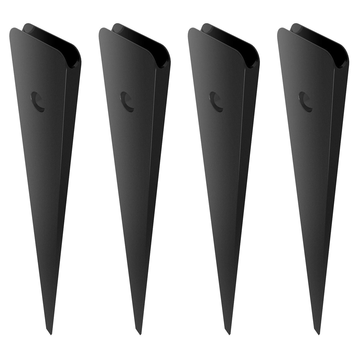 Staircase Metal Balusters, 29.5'' x 1'' Flat Aluminum Alloy Decorative Banister Spindles, 51 Pack Deck Baluster with Screws, Classic Hollow Deck Railing Satin Black Powder Coated for Porch