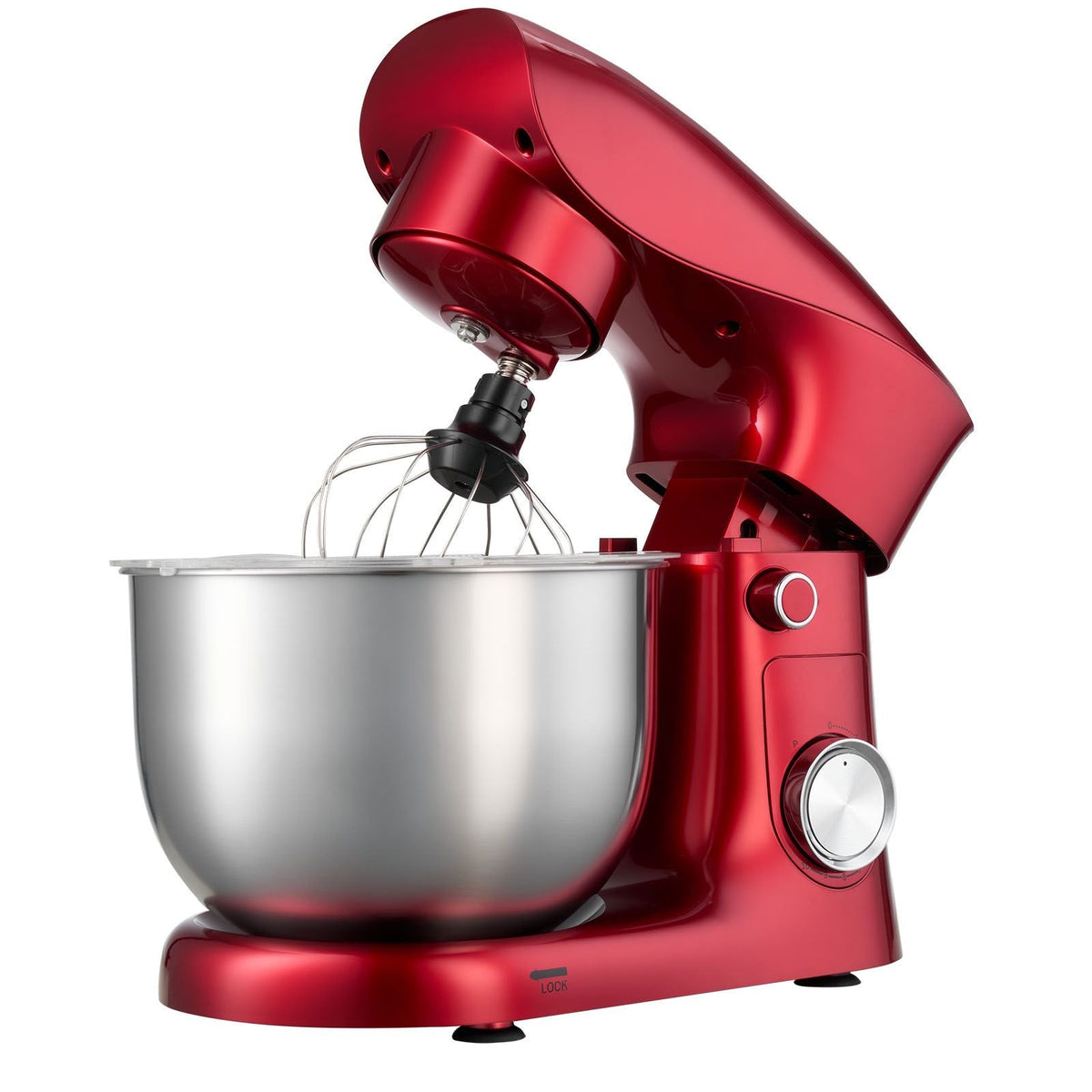 Stand Mixer, 4.4 QT Electric Kitchen Mixer, 300W Dough-Mixer, 10 + Pulse Speeds Tilt-head Food-Mixer with Stainless Steel Bowl, Dough Hook, Whisk, Beater, for Baking, Mixing, Whipping & Kneading
