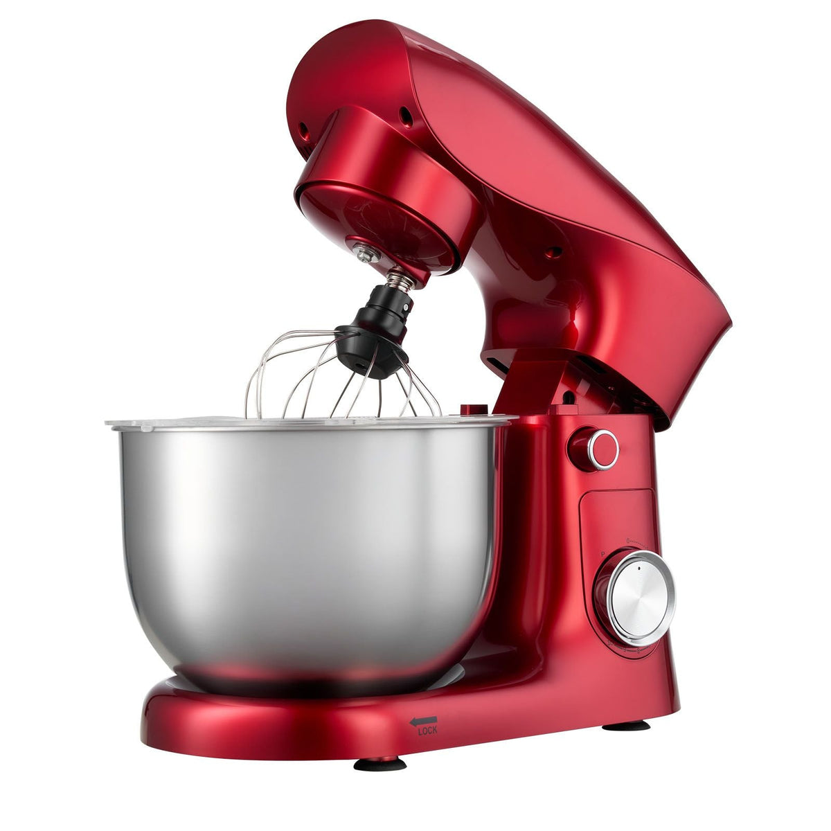 Stand Mixer, 4.4 QT Electric Kitchen Mixer, 300W Dough-Mixer, 10 + Pulse Speeds Tilt-head Food-Mixer with Stainless Steel Bowl, Dough Hook, Whisk, Beater, for Baking, Mixing, Whipping & Kneading