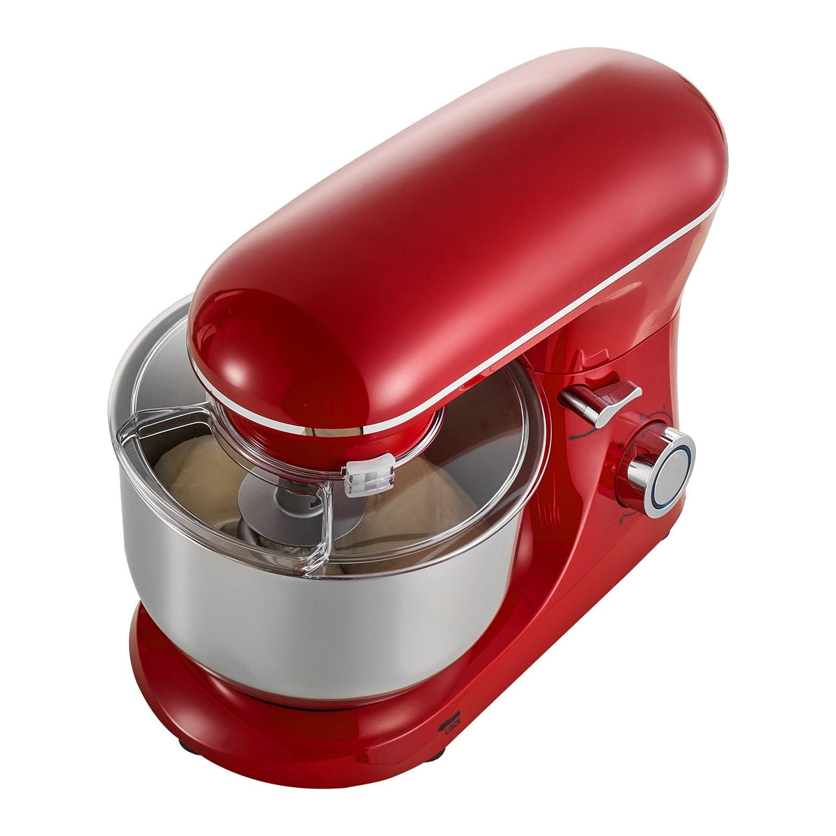 Stand Mixer, 6 QT Electric Kitchen Mixer, 660W Dough-Mixer, 6 + Pulse Speeds Tilt-head Food-Mixer with Stainless Steel Bowl, Dough Hook, Whisk, Beater, for Baking, Mixing, Whipping & Kneading