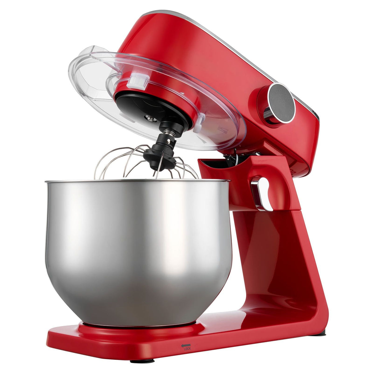 Stand Mixer, 7.8 QT Electric Kitchen Mixer, 800W Dough-Mixer, 10 Speeds Tilt-head Food-Mixer with Stainless Steel Bowl, Dough Hook, Whisk, Beater, for Baking, Mixing, Whipping & Kneading, Red