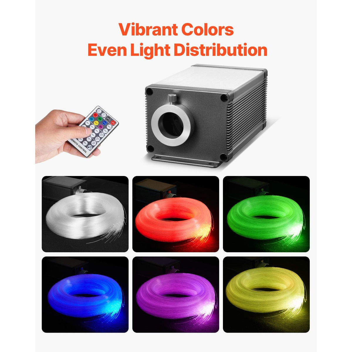 Starlight Headliner Kit, 550 pcs 0.03 in 9.8 ft, 16W Twinkle Fiber Optic Star Ceiling Lights for Car, Bluetooth APP, Remote Control, Sound Activated, RGBW Light Engine, for Home Bed Room Decor