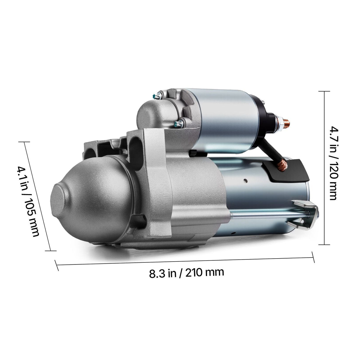 Starter 6494, Starter Motor Replacement Compatible with Buick Rainier V8 5.3L 2004-2007, Cadillac Escalade V8 5.3L 2003-2005, Chevrolet GMC Isuzu Saab, OEM 12568051 89-01-7440 89017440 SDR0270