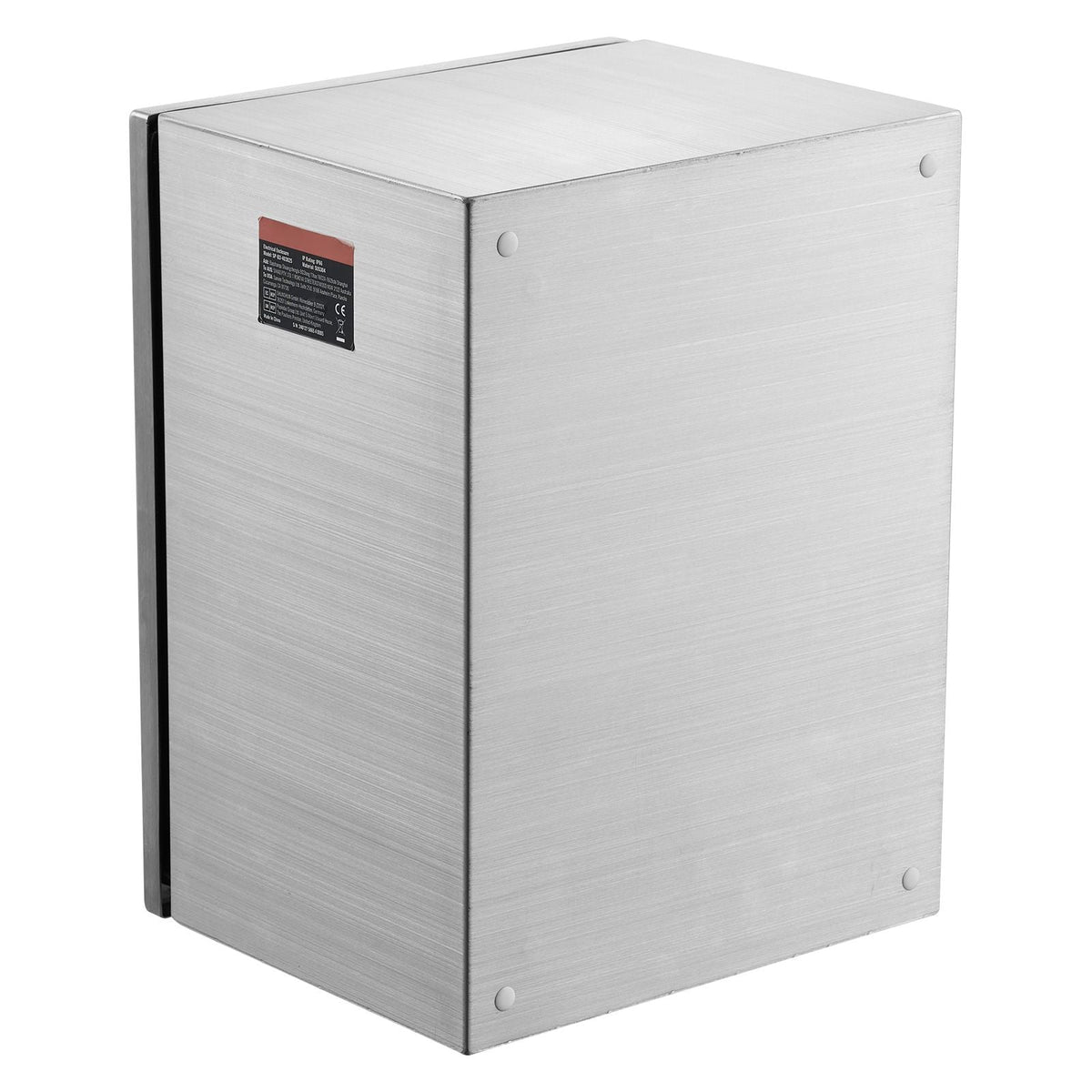 Steel Electrical Box, 16"x 12"x 6", 304 Stainless Steel Electrical Enclosure Box, Wall-Mounted Outdoor Electrical Electronic Equipment Enclosure with Mounting Plate Hinges Lock, IP66 Waterproof
