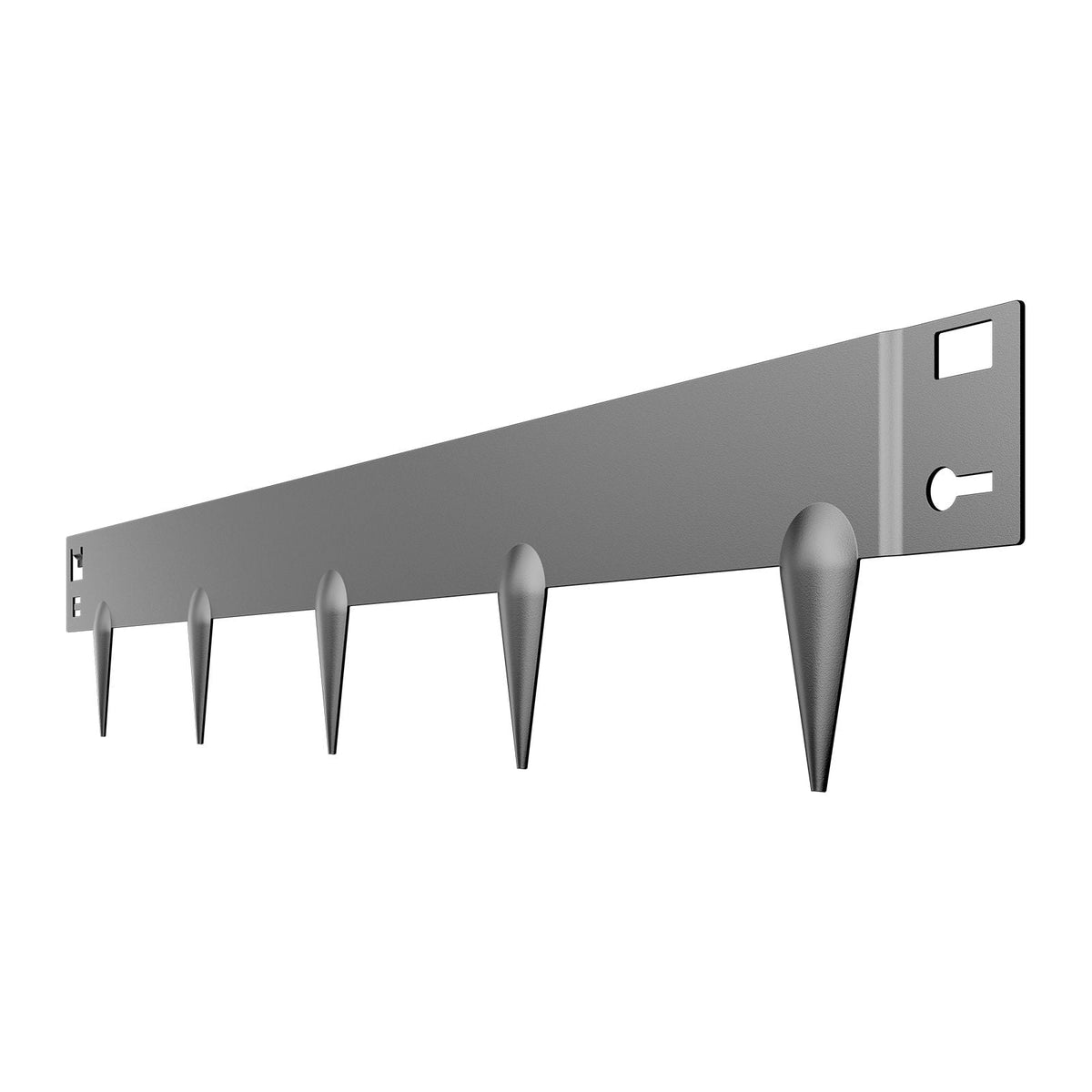 Steel Landscape Edging, 5 Packs 39 x 3 in Rust-Resistant Metal Landscape Edging, Bendable Garden Edging Border, Heavy Duty Lawn Edging, Easy-to-Install, Flower Bed Yard Pathway Divider Dark Gray