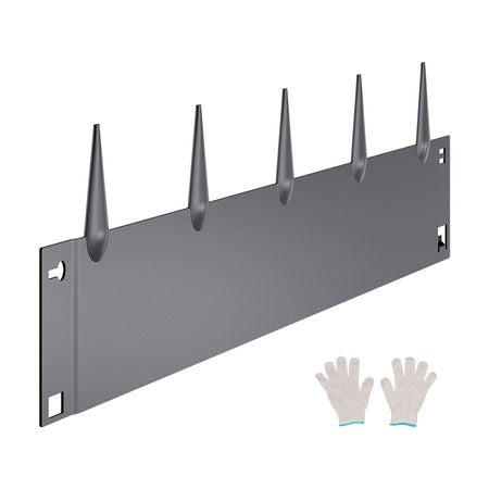 Steel Landscape Edging, 5 Packs 39 x 5 in Rust-Resistant Metal Landscape Edging, Bendable Garden Edging Border, Heavy Duty Lawn Edging, Easy-to-Install, Flower Bed Yard Pathway Divider Dark Gray