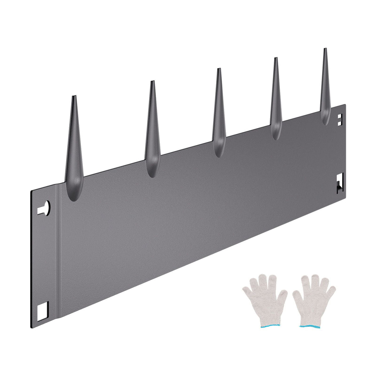 Steel Landscape Edging, 5 Packs 39 x 5 in Rust-Resistant Metal Landscape Edging, Bendable Garden Edging Border, Heavy Duty Lawn Edging, Easy-to-Install, Flower Bed Yard Pathway Divider Dark Gray