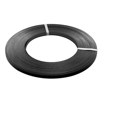 Steel Strapping Coil, 3/4 in x 0.02 in x 1640 ft, Metal Strapping Banding Roll Withstands Harsh Environment, 1700 lbs Break Strength, Heavy Duty Banding Pallet Strap Coil for Pallet Packing