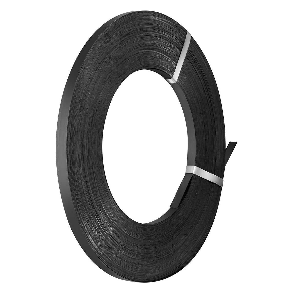Steel Strapping Coil, 3/4 in x 0.02 in x 1640 ft, Metal Strapping Banding Roll Withstands Harsh Environment, 1700 lbs Break Strength, Heavy Duty Banding Pallet Strap Coil for Pallet Packing