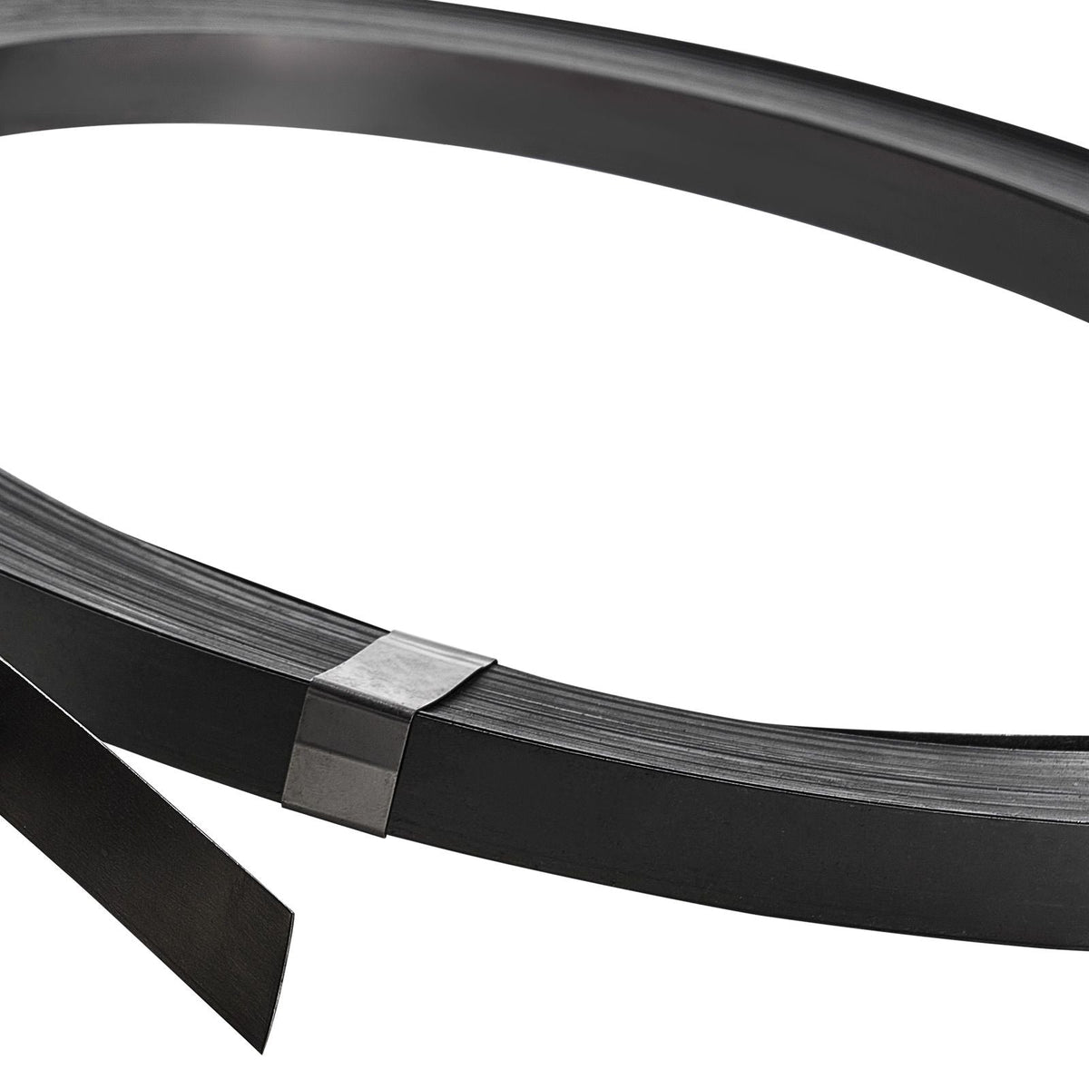 Steel Strapping Coil, 3/4 in x 0.02 in x 300 ft, Metal Strapping Banding Roll Withstands Harsh Environment, 1710 lbs Break Strength, Heavy Duty Banding Pallet Strap Coil for Pallet Packing