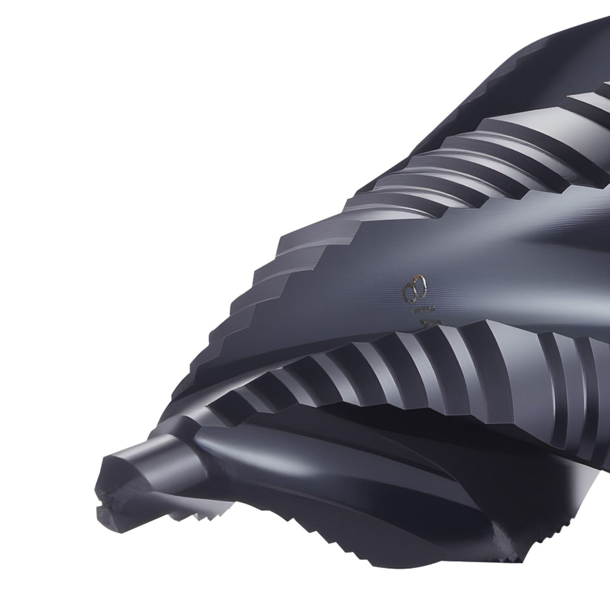 Step Drill Bit, 3/16 to 1-3/8 inch, 3/8 inch Triangular Shank, TiAlN Coating Cobalt High Speed Steel, Four Spiral Flute Step Bit for Metal, Stainless Steel, Aluminum, Wood, Plastic, Fiberglass