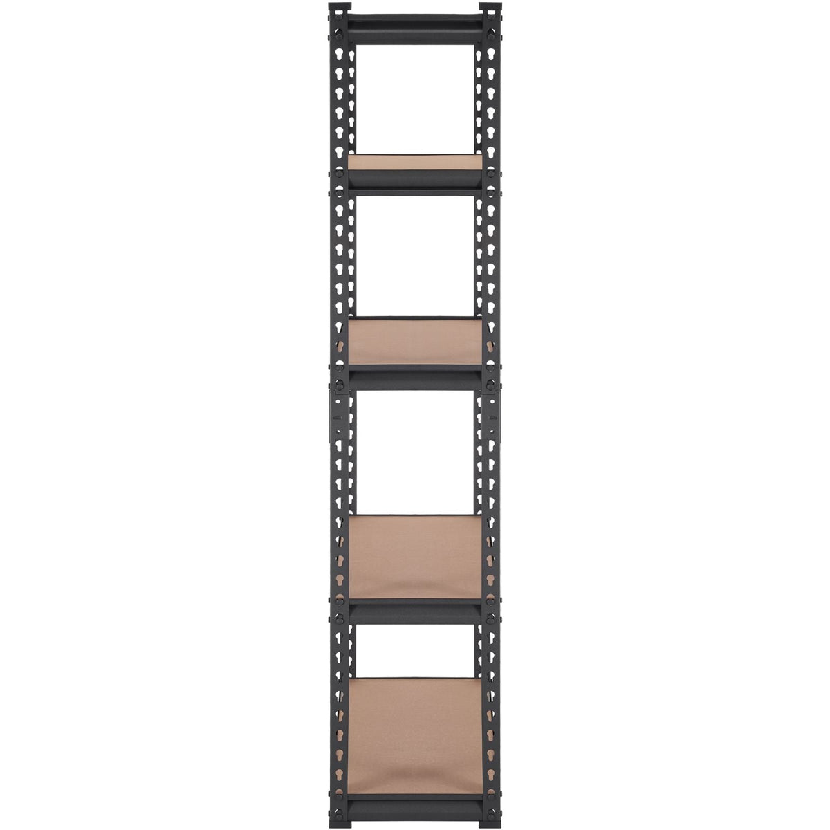 Storage Shelving Unit, 5-Tier Adjustable, 2000 lbs Capacity, Heavy Duty Garage Shelves Metal Organizer Utility Rack, Black, 30" L x 12" W x 60" H for Kitchen Pantry Basement Bathroom Laundry