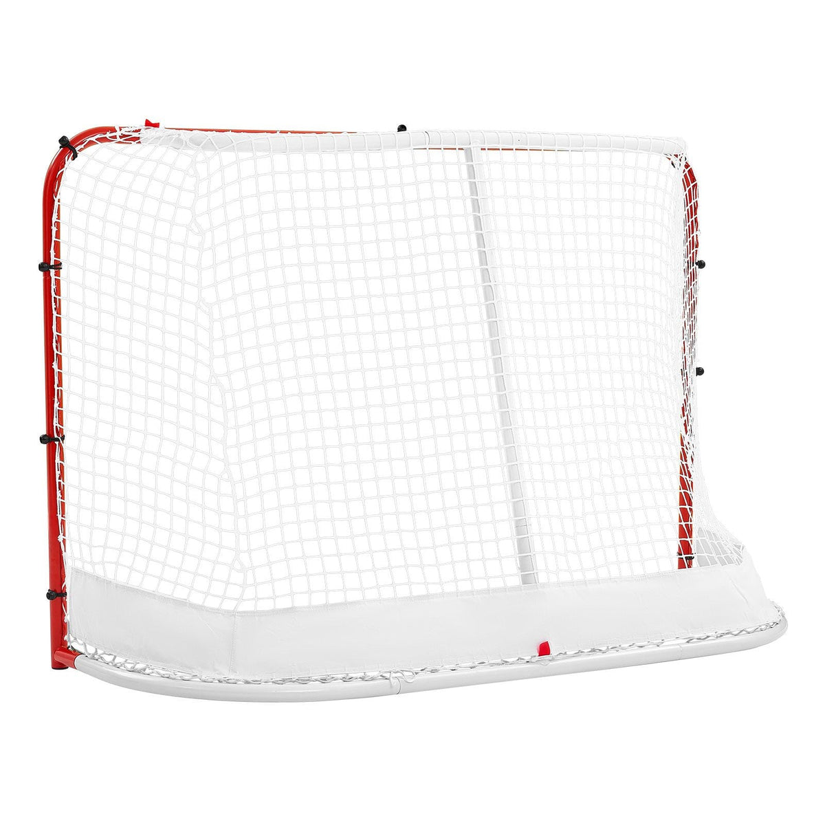 Street Hockey Goal, Heavy-Duty Steel Street + Roller Hockey Nets, Durable Hockey Net for Indoor Outdoor Use, Lightweight Portable Training, Easy Assembly for Backyard Park Garage, 72 x 48 in
