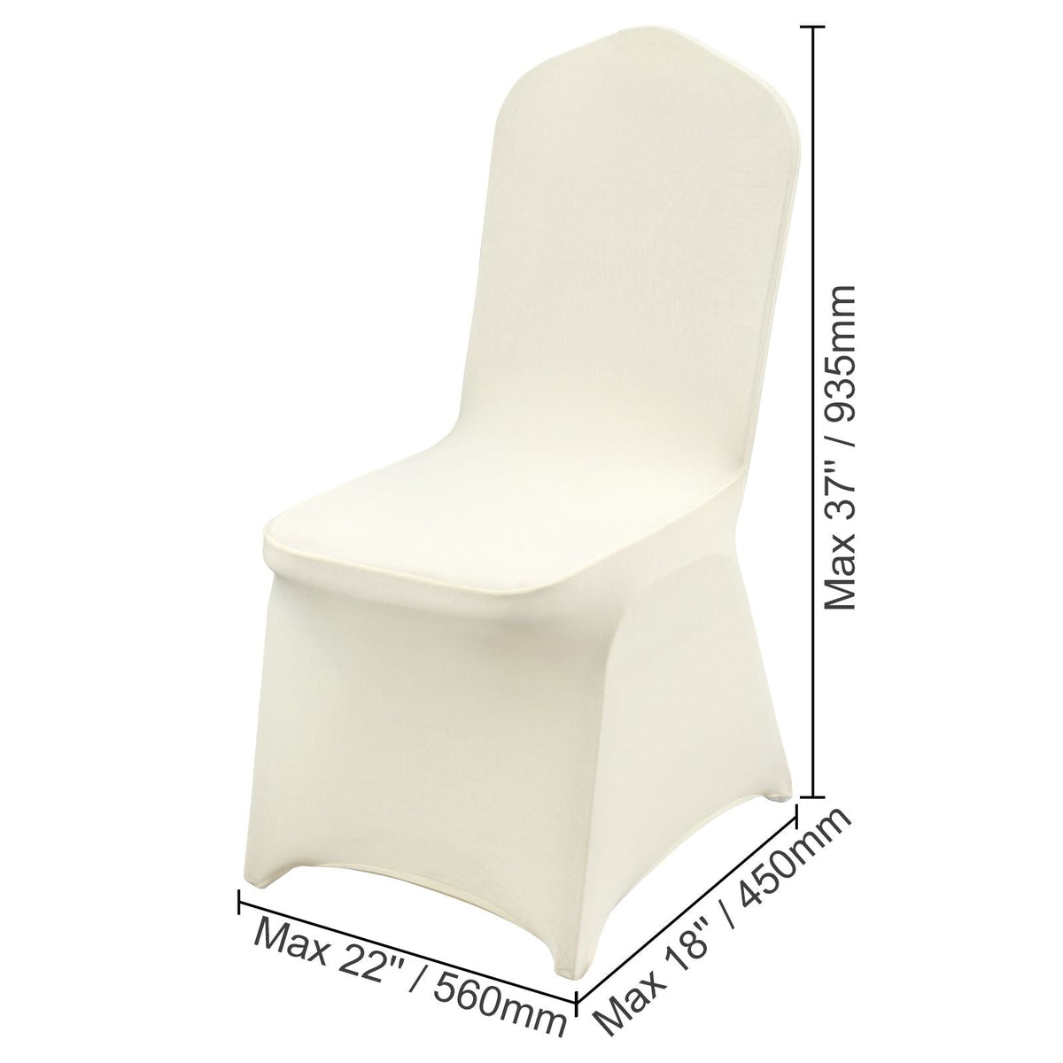 Stretch Spandex Folding Chair Covers, Universal Fitted Chair Cover, Removable Washable Protective Slipcovers, for Wedding, Holiday, Banquet, Party, Celebration, Dining (30PCS Beige)