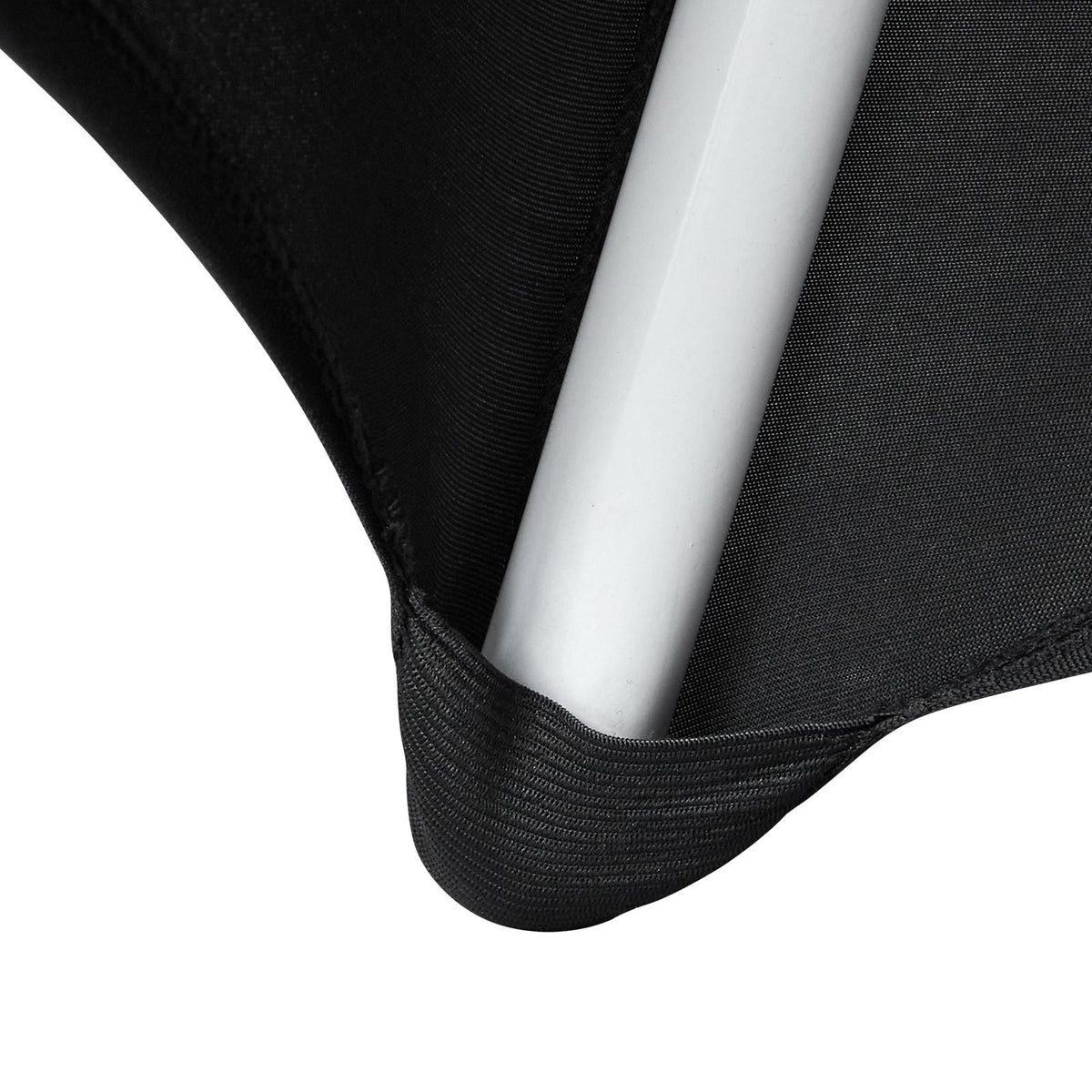 Stretch Spandex Folding Chair Covers, Universal Fitted Chair Cover, Removable Washable Protective Slipcovers, for Wedding, Holiday, Banquet, Party, Celebration, Dining (30PCS Black)