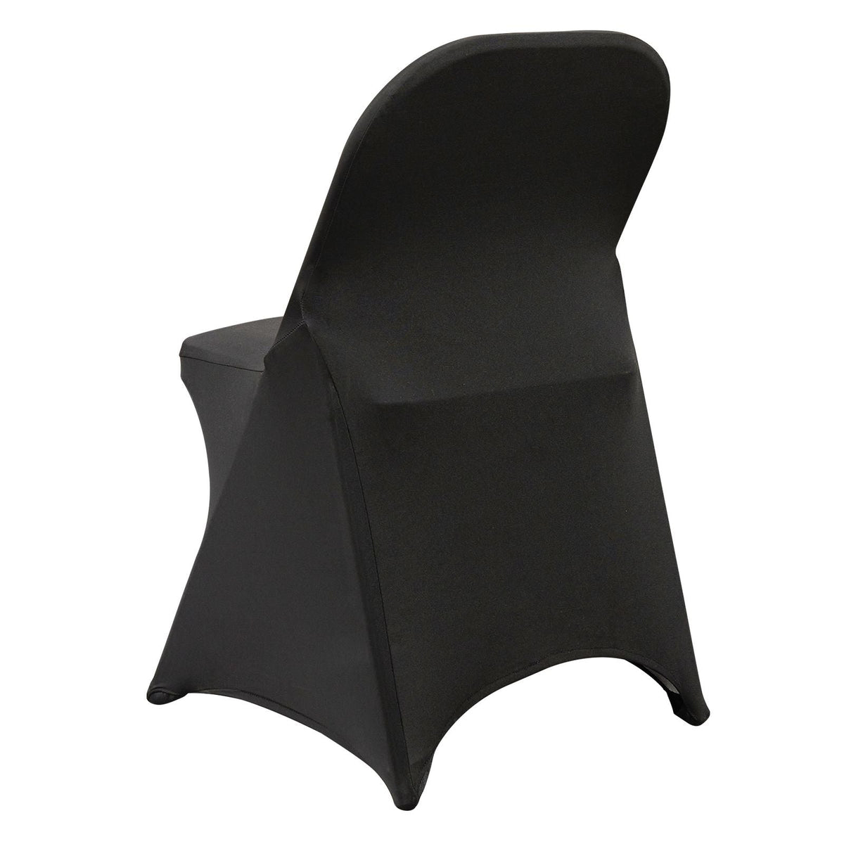 Stretch Spandex Folding Chair Covers, Universal Fitted Chair Cover, Removable Washable Protective Slipcovers, for Wedding, Holiday, Banquet, Party, Celebration, Dining (30PCS Black)