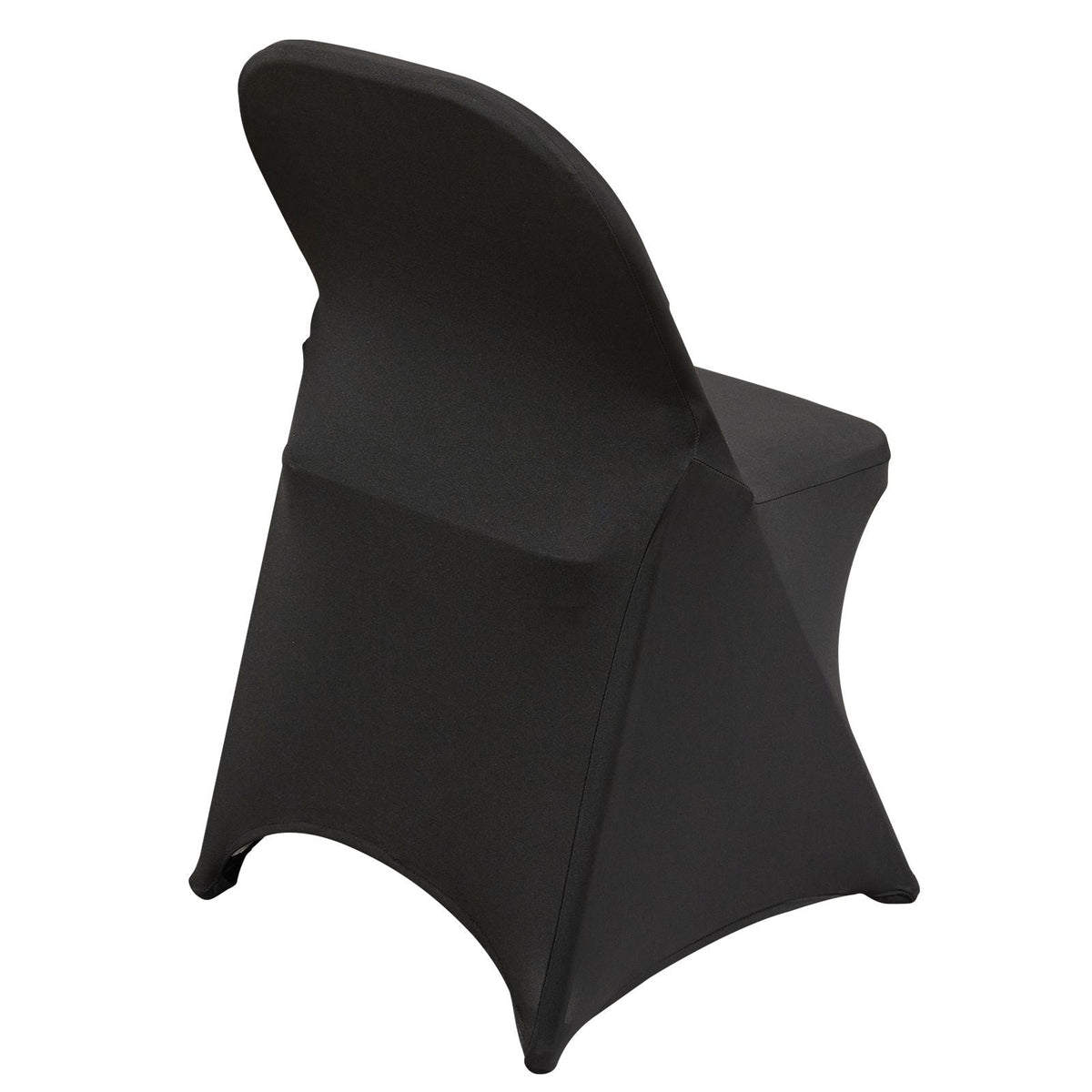 Stretch Spandex Folding Chair Covers, Universal Fitted Chair Cover, Removable Washable Protective Slipcovers, for Wedding, Holiday, Banquet, Party, Celebration, Dining (30PCS Black)