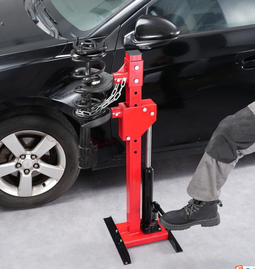 Strut Spring Compressor, 4.5 Ton/9920 LBS Hydraulic Jack Capacity, 1 Ton Rated Compression Force, Auto Strut Coil Spring Compressor Tool, Hydraulic Spring Compressor for Strut Spring Removing