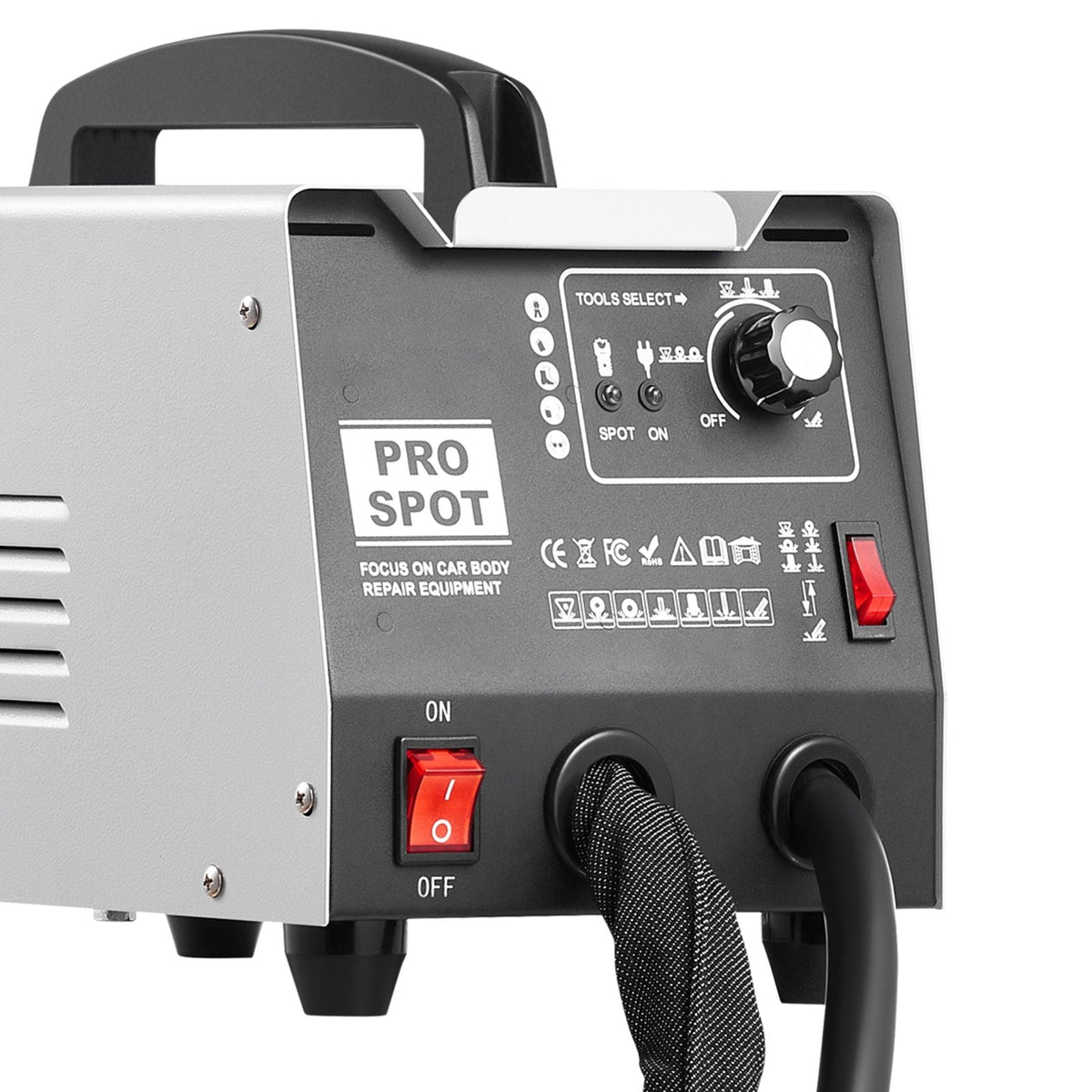 Stud Welder Dent Repair Kit, 110V Auto Body Spot Welding Dent Puller Machine with 7 Welding Modes & Adjustable Power, 1.8KW Spot Welder Dent Removal Tool for Car, Truck Dent Repair
