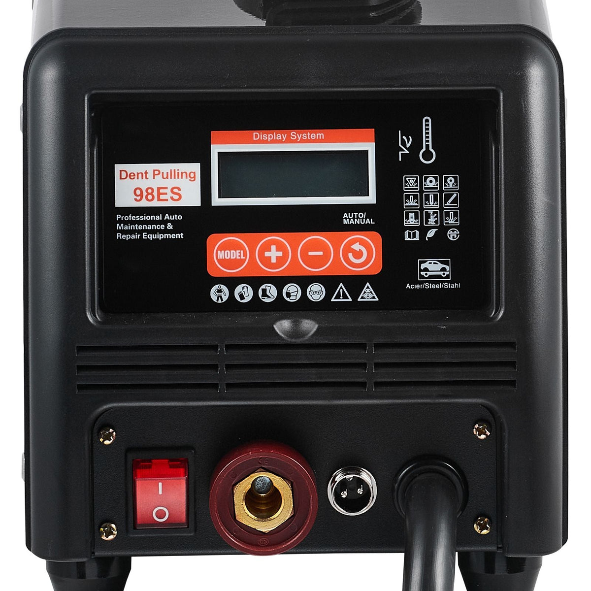 Stud Welder Dent Repair Kit, 3KW Spot Welder Dent Puller with Auto/Manual Welding & 9 Versatile Modes, 110V Auto Body Spot Welding Dent Puller Machine for Car, Truck Dent Repair