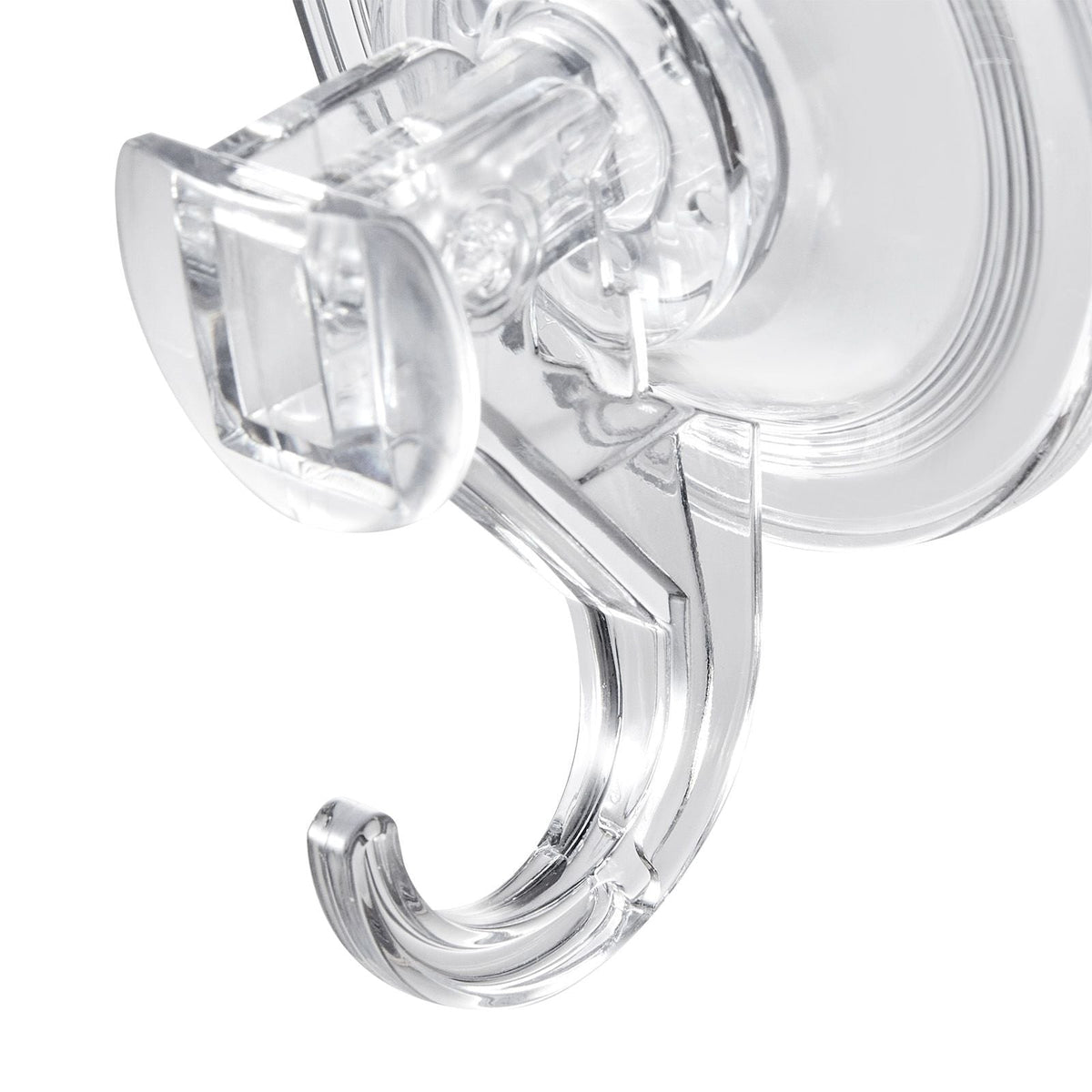Suction Cup Hooks 6 Pack, 2.76 x 3.54 x 1.57 inch, 10 LBS Max Load Clear Shower Suction Cups, Strong and Reusable Heavy Duty Wall Holder, for Loofah, Towel, Glass, Window, Kitchen, Bathroom