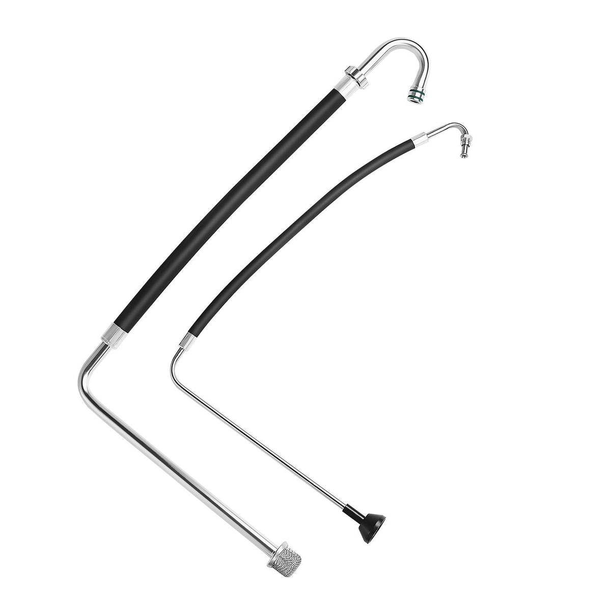 Suction Hose Tube and Reflux Line Sets, Aluminum Alloy an Rubber Suction Hose and Reflux Line Set, Paint Sprayers Tool Part, Compatible with Multiple Airless Spraying/Line Painting Machine