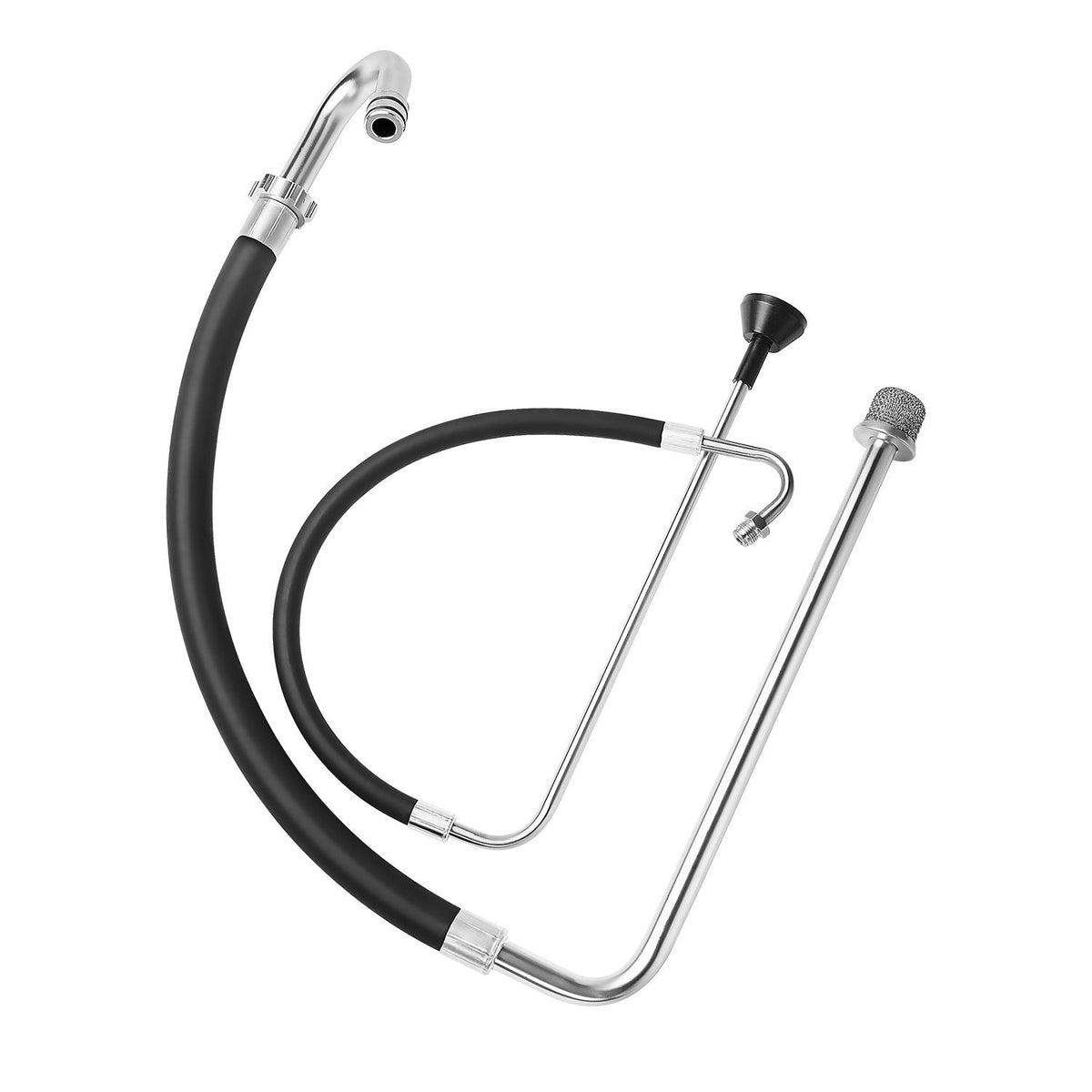 Suction Hose Tube and Reflux Line Sets, Aluminum Alloy an Rubber Suction Hose and Reflux Line Set, Paint Sprayers Tool Part, Compatible with Multiple Airless Spraying/Line Painting Machine