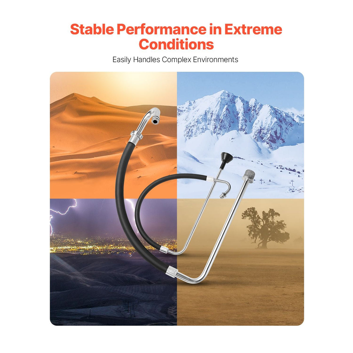 Suction Hose Tube and Reflux Line Sets, Aluminum Alloy an Rubber Suction Hose and Reflux Line Set, Paint Sprayers Tool Part, Compatible with Multiple Airless Spraying/Line Painting Machine