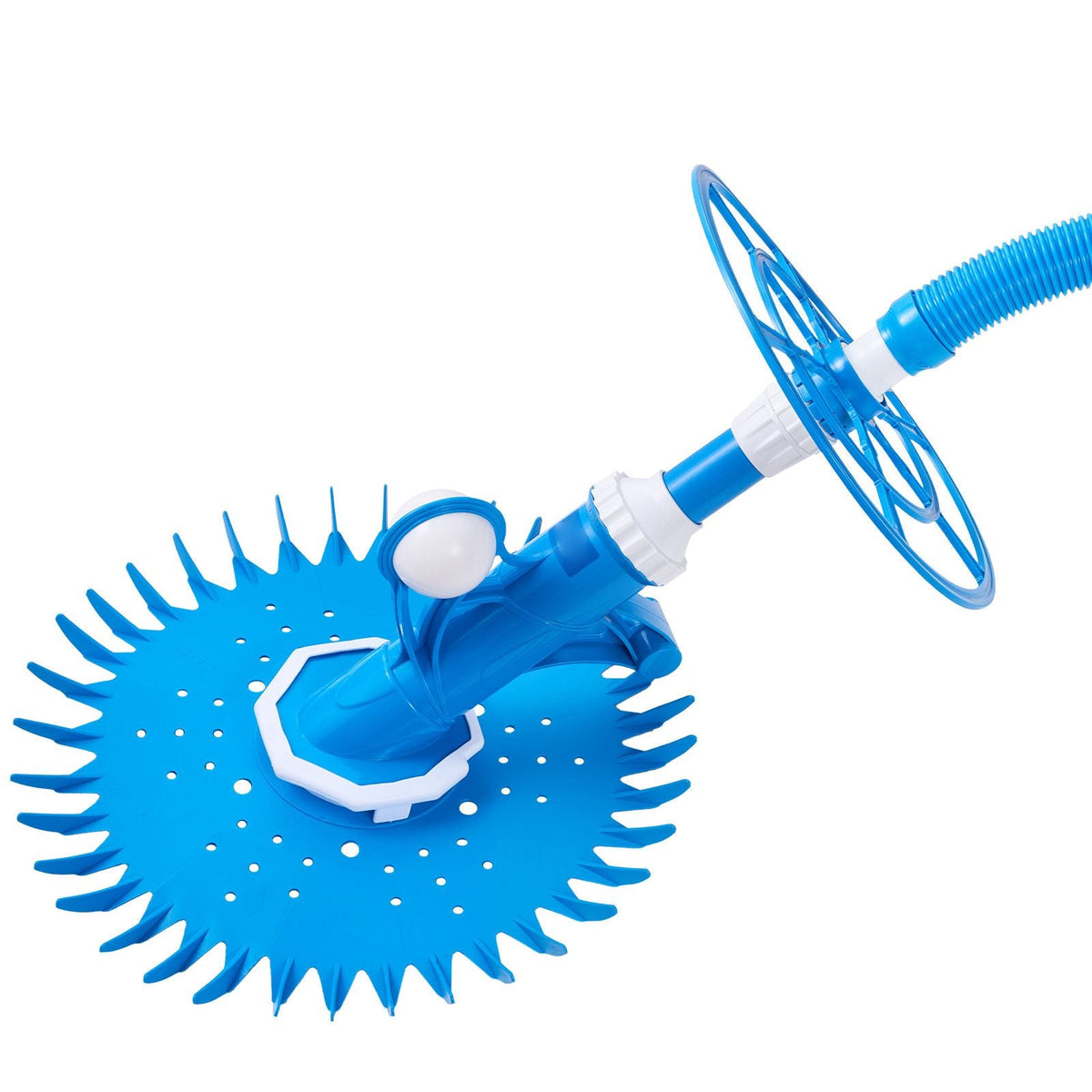 Suction Pool Cleaner, Automatic Pool Vacuum Cleaner, Suction Side Automatic Pool Cleaner, Suction Vacuum Pool Sweeper with 12 Hoses, for In-ground Pool and Above-ground Pool Up to 20 x 35 ft